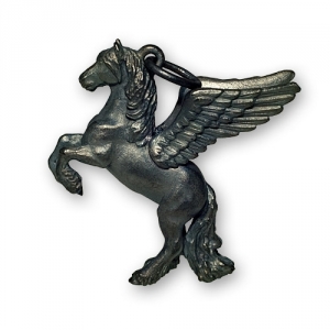 Pegasus-Friese steigend 3-Dimensional in Silber 925
